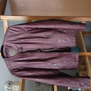 Sz S Burgundy Jacket
